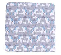 MOBUTOFU Comfortable and Polyester Material High Density Sponge Removable Chair Cushion with Secure Fastening Straps Easy to Clean Practical Heightening Booster Pad for Children