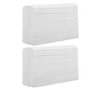 MOBUTOFU Commercial Hotel Paper Towels White Hand Paper Towels 2 Pack High Absorbency and Tear Resistance, Large Capacity for Hotel Restroom and Public Restrooms