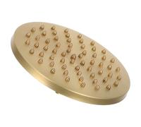 MOBUTOFU Copper Rainfall Fixed Shower Head with Wide Coverage Design and Leakresistant Construction, Round Vintage Style Overhead Showerhead for Hotel and Bathroom Renovations