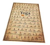 MOBUTOFU Crafted Yoga Poster Delicate Wall Picture Home Decor Unique Canvas Design for Yoga Office Living Wall Art to Refresh Interior Spaces