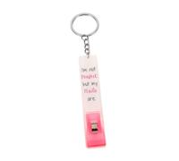 MOBUTOFU Credit Card Puller Keychain for Nails Contactless Card Tool Secure Accessory Convenient and Fashionable Design for Everyday Use