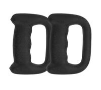 MOBUTOFU D-Shaped Boxing Dumbbells 0.5Kg 2Pcs Black Hand Weights for Men Women, Fixed Grip Equipment for Aerobic Exercise and Punching Speed Training