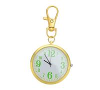 MOBUTOFU Digital Pocket Watch for Nurses and Elderly with Alloy Case and Glass Cover, Convenient to Use and Big Number Display, Exam Watch with Keychain Design