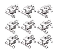 MOBUTOFU Doctor Creative 50pcs Pendant DIY Charm Graduation Hat for Set Making Silver Alloy Graduation Charms and Jewelry for Necklace Bracelet Accessories and Party