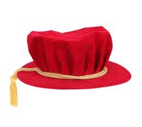 MOBUTOFU Doctoral Tam Graduation Ceremony Hat Velour Material Delicate Design Adult Graduation Ceremony Photo Prop Comfortable Fit
