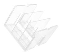 MOBUTOFU Document storage rack desktop organizer with plastic material for office desk and classroom use, folder and file holder