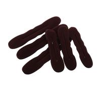 MOBUTOFU Donut Hair Bun Maker 6Pcs Brown Sponge Curler Large Small Hair Accessories for Women Everyday Hairstyle