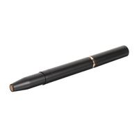 MOBUTOFU Dual-ended Lip Brush with Lid for Professionals and Beginners, Featuring Artificial Fiber and Metal Construction, for Applying Lip Balm and Creating Smudging Effect, for Cosmetics