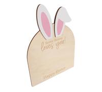 MOBUTOFU Easter Bunny Footprint Kit Newborn Handprint Footprint Ornament DIY Decor for First Easter