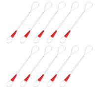 MOBUTOFU Electrician Wire Traction and Cable Puller 10 Pcs Kit with Fish Tape Fasteners and Sturdy Rods for Electrical Installation Work