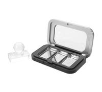 MOBUTOFU Empty Eyeshadow Palette Storage Box with Magnetic System and Lid, Travel-friendly DIY Makeup Case for Eyeshadow, Blush, and Highlighter Storage in Makeup Routine