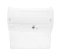 MOBUTOFU Extra Large Acrylic Raffle Drum with Engaging Rotating Mechanism and Large Capacity Accommodating Thousands of Tickets, for Bingo and Lottery Games Prize Draws