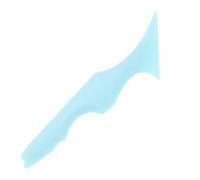 MOBUTOFU Eyeliner and Eyebrow Silicone Stencil Tool with Mascara Drawing Aid and Face Mask Applicator for Blue Reusable Makeup Guide