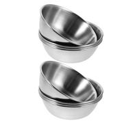 MOBUTOFU Facial Mask Mixing Bowl Set Stainless Steel 8Pcs 3.5 Inch Sturdy Bowls for DIY Face Mask Recipes and Esthetician Use in Beauty Treatment