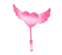MOBUTOFU Fairy Wand with Integrated Structure and Card Sorting Function Pink PVC Contactless Payment Card Holder for Daily Outings and Store Purchases