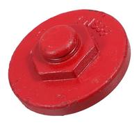 MOBUTOFU Fire Hydrant Cap Accessory Universal Design Tight Seal Cast Iron Red for Outdoor Fire Hydrant Protection