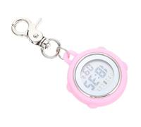 MOBUTOFU Fob Watch Stainless Steel and Silicone Material, Portable Design Nursing Clip-on Digital Nurse Watch with Digital Display for Nursing School Essentials and Workers