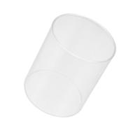 MOBUTOFU Glass Fruit Bowl 9cm Diameter X 15cm Height Double-Ended Hollow Cylinder Food Storage Container for Fresh Salad and Restaurant Use