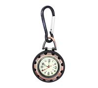 MOBUTOFU Glow The Dark Carabiner Watch Portable Clip Outdoor Pocket for Hiking and Camping Multi-Functional Design Accurate Movement and Random Hook