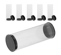 MOBUTOFU Golf Ball Holder Tubes 6Pcs Plastic 4.5X13.5Cm Storage Tubes for Golf Training and Display Case