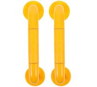 MOBUTOFU Grab Stainless Bath and Grip 2pcs Safety Nonslip Handle Bathroom Bars with Circles, 12 Inch 304 Steel Handrails Providing Added Safety and Support for Shower