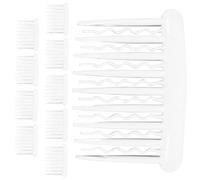 MOBUTOFU Hair Combs 10Pcs Plastic Side Clips for Women Wedding Veil Accessories Nonslip Styling for Bridal Hairstyles