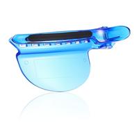 MOBUTOFU Hair Extension Clip Sectioning Clip Blue Plastic Lightweight Heat Resisting Thickened Sheet for Professional Hair Salon and Personal Use
