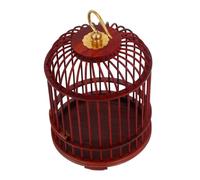 MOBUTOFU Hanging Birdcage for Birds Wooden Round Cage Pet Cage Insect Cage Small Animal Cage Vintage
