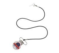 MOBUTOFU Hearing Aid Clamp Protector Cord, Lightweight Stainless Steel Security Lanyard with Extra Attachments to Protect Hearing Aid Against Sweat, for Daily Use
