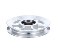 MOBUTOFU Heavy Duty Aluminium Gym Pulley Roller 105Mm Silent Cable Attachment for Multifunctional Home Fitness Equipment