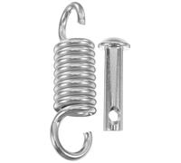 MOBUTOFU Heavy Duty Hanging Chair Spring Hook and Pin Set for Porch Swing and Hammock, Outdoor Swing Hanger Hardware with Extension Spring, Sturdy Suspension Kit for Egg Chair and Hammock Use