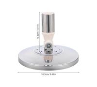 MOBUTOFU Heavy Duty Rotating Mop Head Replacement Disc with Stainless Steel Base, Mop Rod Adapter Compatible for Household and Office Cleaning Supplies