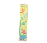 MOBUTOFU Height Measurement Chart for Boys and Girls Removable Growth Ruler Wall Decor Fun Dinosaur Design Canvas for Boys Girls Measures Height from Birth to Adulthood