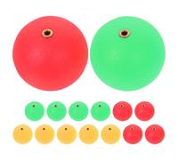 MOBUTOFU High Visibility Foam Fishing Float Ball Easy to Use 15pcs for Float Fishing Suitable for Beginners and Experienced Anglers