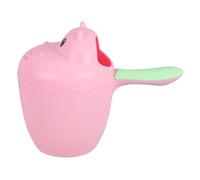 MOBUTOFU Hippo Shaped Bath Scoop Cute Cartoon Water Ladle for Newborn Bathing Portable Rinser for Fun Shower Accessory for Home and Travel Use