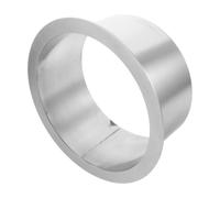 MOBUTOFU Inch round Stainless Steel Built in Trash Chute Grommet | Flush Mount Countertop Insert, Space Saving Quick Setup, Bar and Small Kitchen Use, Silver Finish