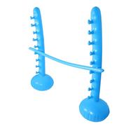 MOBUTOFU Inflatable Jumping Stick for Party Game PVC Limbo Game for Outdoor and Indoor Fun Interactive Physical Activity for Balance and Coordination Development