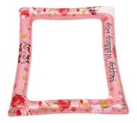 MOBUTOFU Inflatable Pvc Wedding Party Photo Prop Frame, Convenient to Use Handheld Photobooth Frame for New Year Party and Social Media Profile Photos