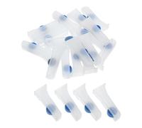 MOBUTOFU Infusion Hose Flow Cutoff Devices Roller Flow Regulators 20 Pcs Plastic for Medication Preparation and Laboratory
