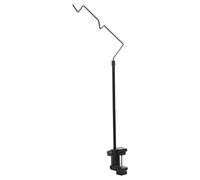 MOBUTOFU Iron Cord Support Arm for Steam Iron Power Cords Clamp Mount Cable Guide and Widened Ironing Board Clamp Base Easy to Install and Home Use
