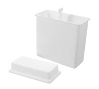 MOBUTOFU Lab Plastic Staining Tank for Microscope Slides, White Pom Slide Holder with Easy Installation and Chemical Resistant Design, for Pathology and Histology Labs