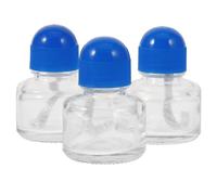 MOBUTOFU Laboratory Alcohol Burner 25Ml Mini Glass Lamp with Lid for Experiment Heating Camping and Tea Brewing