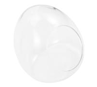 MOBUTOFU Large Egg-shaped Ecological Bottle Glass Plant Propagation Station Moss Landscape Container for Home Micro Garden Decor Transparent DIY Terrarium Vase