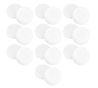 MOBUTOFU Leather Shoes Cleaning Sponge 10Pcs Disposable Shoe Wipes White Non-Colored Sponge for Genuine Leather Care