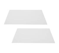 MOBUTOFU Light Diffuser Disc 2Pcs, Opal Acrylic Lamp Cover, Heat Resistant Ceiling Light Replacement for Office and Classroom 29.7X21Cm/11.69X8.27Inch, Glare-Free Lighting