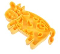 MOBUTOFU Lightweight Cartoon Shaped Slow Feeding Bowl for Dogs and Cats, Yellow Tpr Material Pet Food Bowl that Reduces Risk of Bloat, for Travel Use