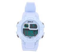MOBUTOFU Luminous Waterproof Boys and Girls Wristwatch with Stopwatch Plastic Digital Watch for Students and Children as Sporty