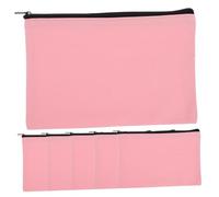 MOBUTOFU Makeup Bag Handle 6pcs Pencil Case Jewelry Storage Canvas Pouch Makeup Brush Bag Travel Organizer Zipper Pouch