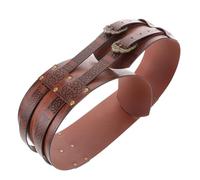 MOBUTOFU Medieval Viking Belt Cowboy Belt Leather Craftsmanship Wide Stylish Easy