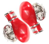 MOBUTOFU Metal Boxing Glove Lapel Pins Chic and Elegant Design 2pcs Red Colour for Men for Decoration and Expressing Personality, to Match with Bags Or Hats